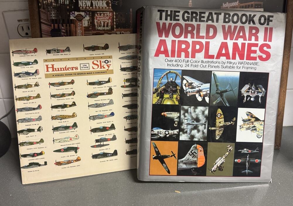 The Great Book World War II Airplanes Watanabe Ethell 1984 Hunters in the Sky WW
